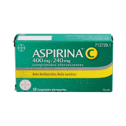 ASPIRINA C 400 mg/240 mg 10 COMPRIMIDOS EFERVESC