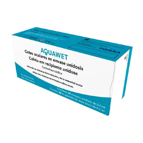 AQUAWET GOTAS OCULARES 30 MONODOSIS 0,4 ML