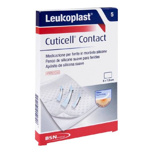 LEUKOPLAST SILICONE LAMINA 5 X 7.5 CM 5 U