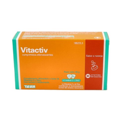 VITACTIV 30 COMPRIMIDOS EFERVESCENTES