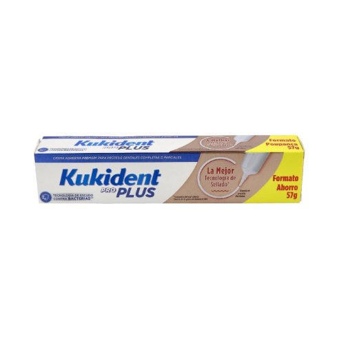 KUKIDENT PRO PLUS EF. SELLADO 57 G BOQUILLA FINA