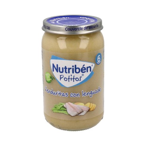 NUTRIBEN POTITO VERDURITAS CON LENGUADO 235 G.