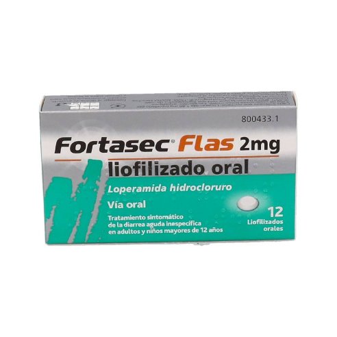 FORTASEC FLAS 2 MG 12 LIOFILIZADOS ORALES