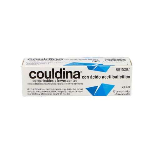 COULDINA CON ACIDO ACETILSALICILICO 500 mg/2 mg/
