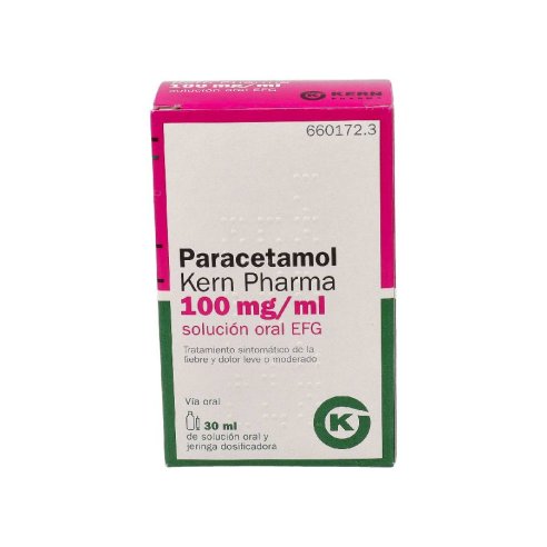 PARACETAMOL KERN PHARMA EFG 100 mg/ml SOLUCION O