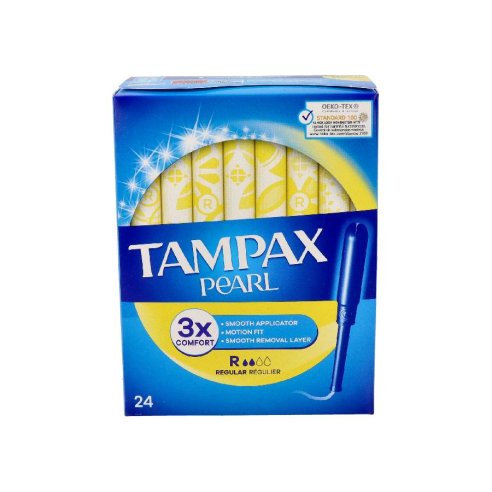 TAMPAX PEARL REGULAR 24 UNID.