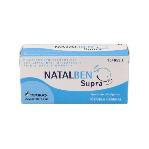 NATALBEN SUPRA 30 CAPSULAS DURANTE EMBARAZO