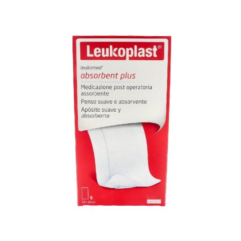 LEUKOPLAST LEUKOMED ABSORBENT PLUS 10X20CM 5U