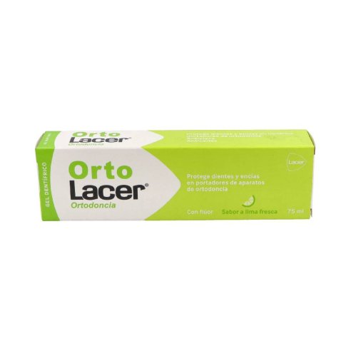 ORTO LACER GEL DENTIFRICO LIMA 75 ML