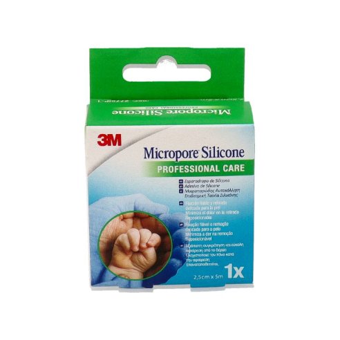 ESPARADRAPO HIPOALERGICO SILICONA 3M ROLLO 2.5-5