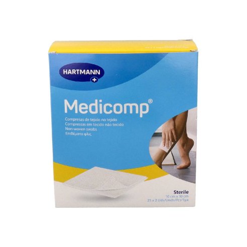 MEDICOMP GASA 10X10 CM 50 UDS TEJIDO SIN TEJER