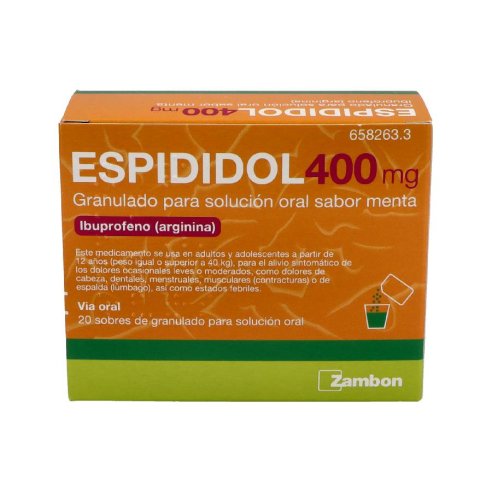 ESPIDIDOL 400 mg 20 SOBRES GRANULADO PARA SOLUCI