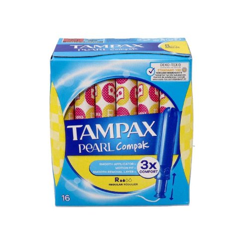 TAMPAX COMPAK PEARL REGULA 18U