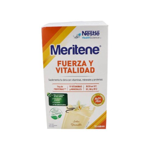 MERITENE VAINILLA 15 SOBRES 30 GRAMOS