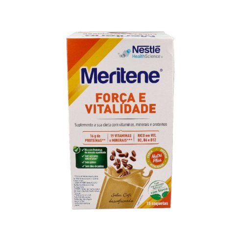 MERITENE CAFE DESCAFEINADO 15 SOBRES  30G