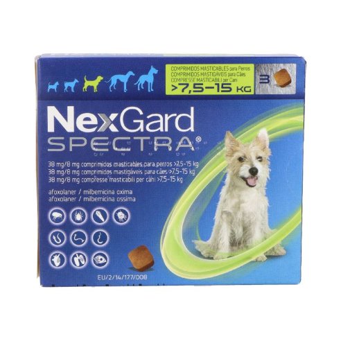 NEXGARD SPECTRA 7.5-15KG CAJA 3