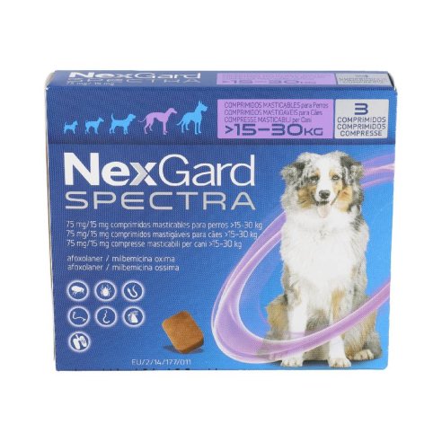 NEXGARD SPECTRA 15-30KG CAJA 3 U