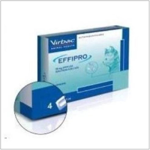 EFFIPRO CAJA 4 PIPETAS GATOS DURA 4 SEMANAS