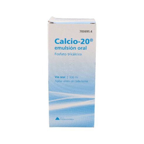 CALCIO 20 EMULSION ORAL 1 FRASCO 300 ml